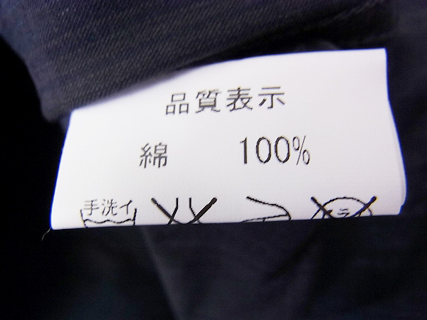 実際に弊社で買取させて頂いた【未使用】バウンティーハンター チェック半袖シャツ 黒青/Lの画像 4枚目