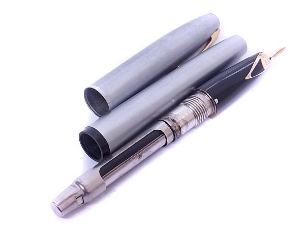 実際に弊社で買取させて頂いたSHEAFFER/シェーファー ペン先14K 万年筆　シルバー USA製の画像 7枚目