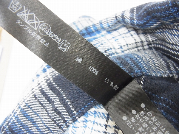 実際に弊社で買取させて頂いたwjk/ダブルジェーケー 12SS WRINKLE BUTTON チェックシャツ/Lの画像 3枚目