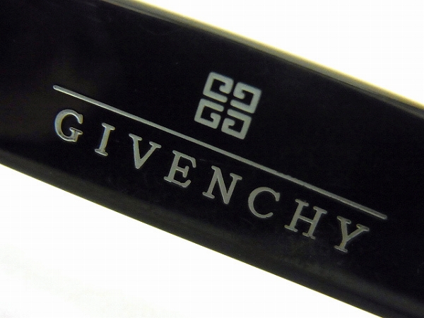 実際に弊社で買取させて頂いたGIVENCHY/ジバンシイ セルフレームサングラス ブラック/F-1022の画像 7枚目