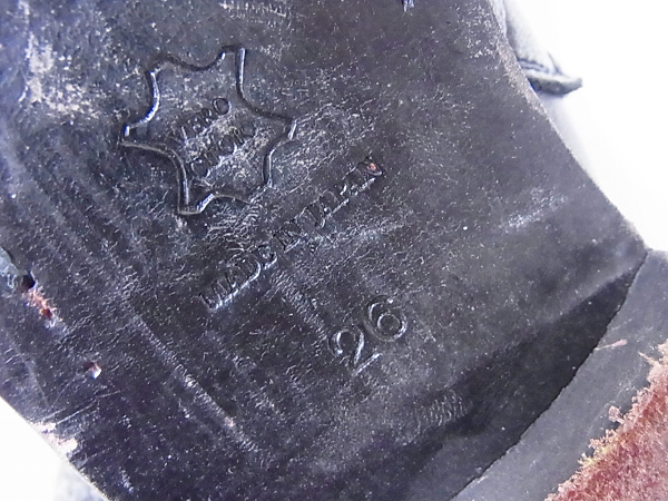 実際に弊社で買取させて頂いたFACTOTUM/ファクトタム レースアップ/サイドジップブーツ 26の画像 6枚目