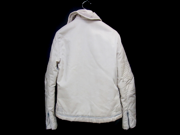 実際に弊社で買取させて頂いたHELMUT LANG/ヘルムートラング ZIPアップバイカージャケット/42の画像 1枚目