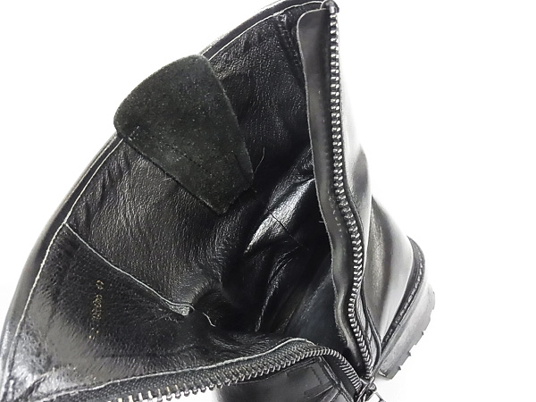 実際に弊社で買取させて頂いたアルフレッドバニスター 7ホールサイドZIPブーツ/ブラック/41の画像 7枚目