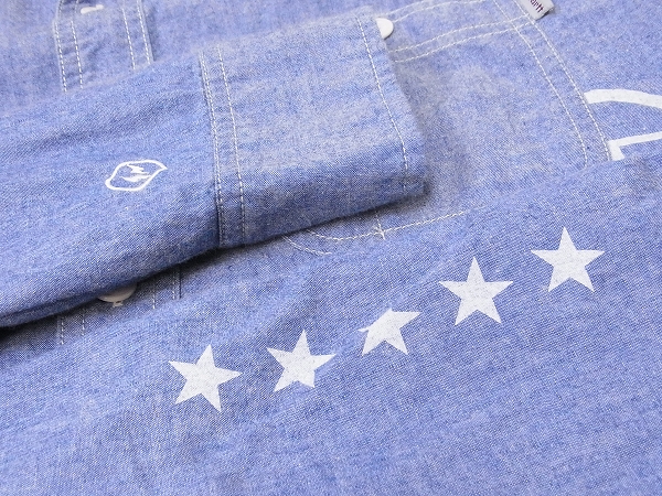 実際に弊社で買取させて頂いたuniform experiment×carhartt シャンブレーシャツ 13SS/3の画像 6枚目