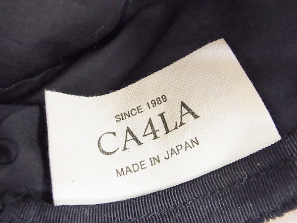実際に弊社で買取させて頂いたCA4LA/カシラ 中折れハット/ソフトハット/帽子 ベージュ の画像 4枚目