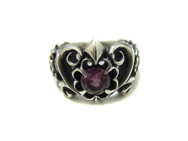 実際に弊社で買取させて頂いたDEAL DESIGN/ディールデザイン ハートストーン付きリング/11号の画像 1枚目