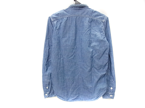 実際に弊社で買取させて頂いたdenime/ドゥニーム AUTHENTIC 長袖デニムシャツ 水色系/Sの画像 1枚目