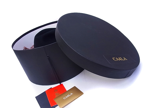 実際に弊社で買取させて頂いたCA4LA/カシラ CHRISTYS 中折れフェルト/ラビットファーハットの画像 8枚目