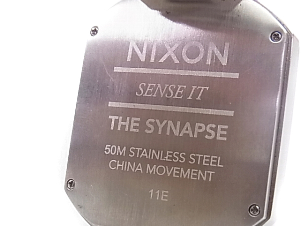 実際に弊社で買取させて頂いたNIXON/ニクソン THE SYNAPSE/シナプス デジタル腕時計 A323-000の画像 5枚目