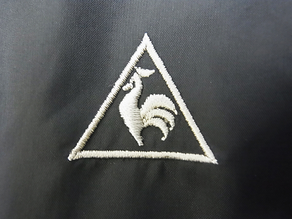 実際に弊社で買取させて頂いたle coq sportif/ルコック スポルティフ ブルゾン 黒 QG6255/Mの画像 6枚目