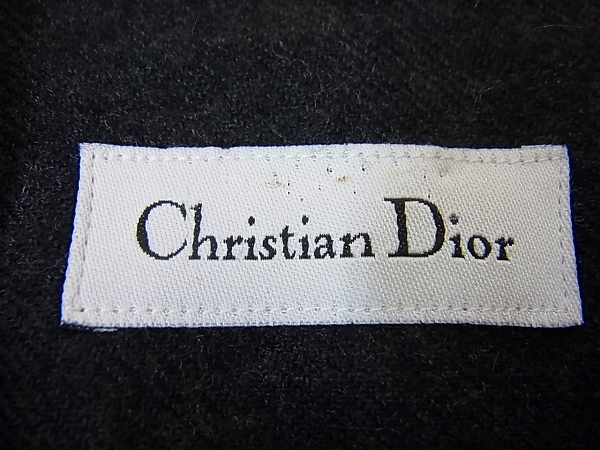 実際に弊社で買取させて頂いたChristian Dior/ディオール ウール 長袖シャツ ブラック Lの画像 2枚目
