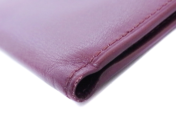 実際に弊社で買取させて頂いたCartier/カルティエ　カード/パスポートケース 札入れ 茶系の画像 8枚目