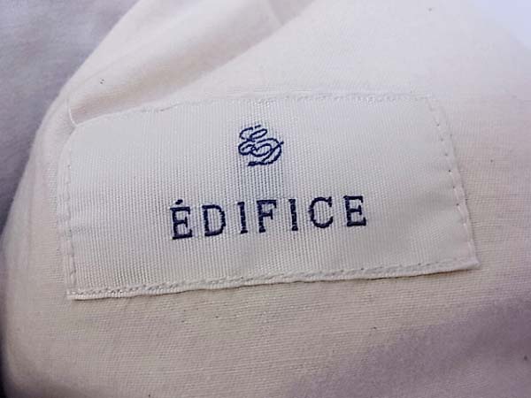 実際に弊社で買取させて頂いたEDIFICE/エディフィス コットンハーフパンツ ブラック/42の画像 3枚目