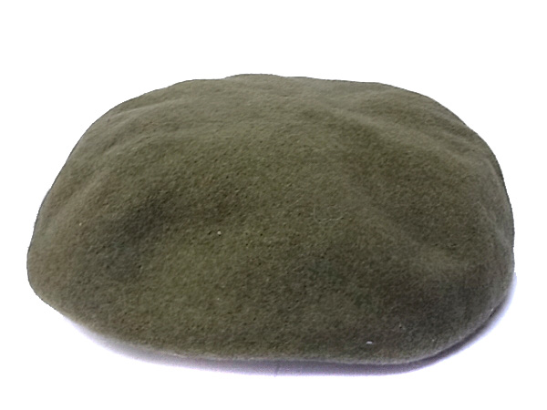 実際に弊社で買取させて頂いたCA4LA/カシラ ウールハンチング/ベレー帽 帽子 オリーブの画像 1枚目