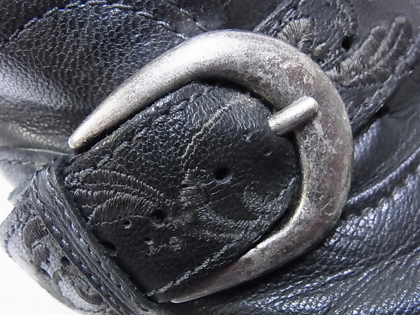 実際に弊社で買取させて頂いたalfredoBANNISTER/アルフレッドバニスター サンダル ブラック41の画像 7枚目