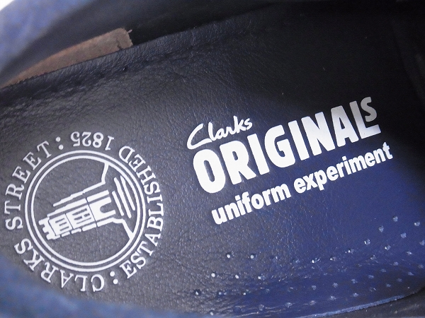 実際に弊社で買取させて頂いた[未使用]uniform experiment×クラークス 12SSワラビーブーツUK8の画像 7枚目