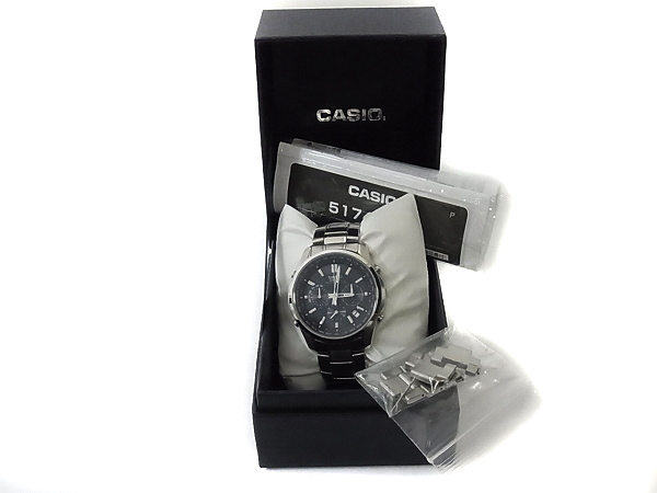 実際に弊社で買取させて頂いたカシオ LINEAGE/リニエージ ソーラー電波 LIW-M610D-2AJFの画像 6枚目