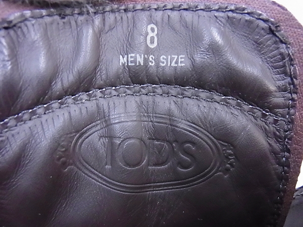 実際に弊社で買取させて頂いたTOD'S/トッズ[6万↑]GOMMINI レースアップアンクルブーツ/8の画像 5枚目