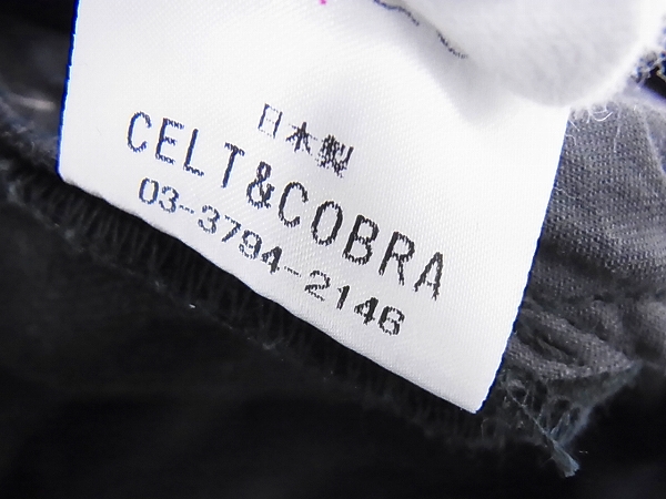 実際に弊社で買取させて頂いたCELT&COBRA/ケルト&コブラ ポケットレザーブラックデニム/27の画像 4枚目