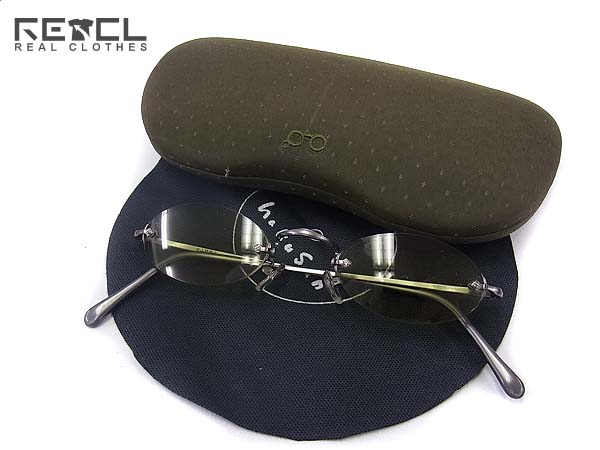 実際に弊社で買取させて頂いた白山眼鏡 めがね/サングラス ガンメタル/緑系 ツーポイント