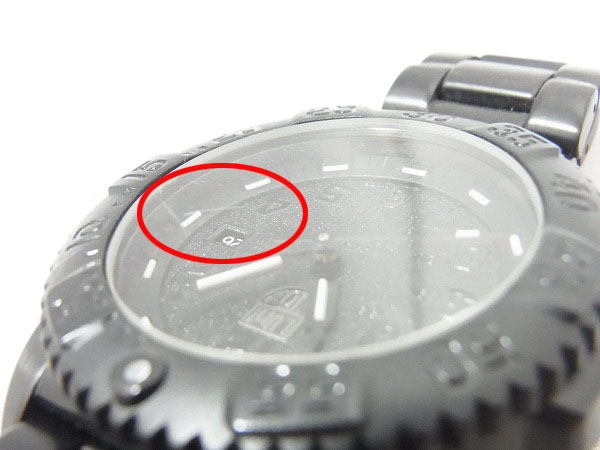 実際に弊社で買取させて頂いたLUMINOX/ルミノックス ネイビーシールズ カラーマーク 黒/3150の画像 5枚目