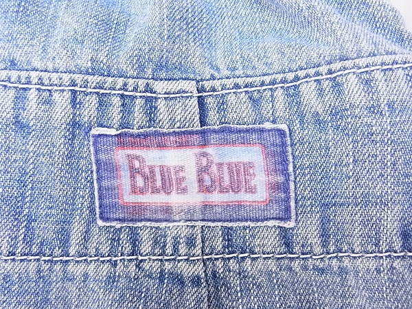 実際に弊社で買取させて頂いたBLUE BLUE/ブルーブルー デニムオーバーオールスカート 1の画像 2枚目