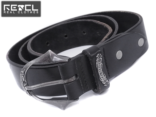 実際に弊社で買取させて頂いたDEAL DESIGN/ディールデザイン レザーベルト シルバーバックル