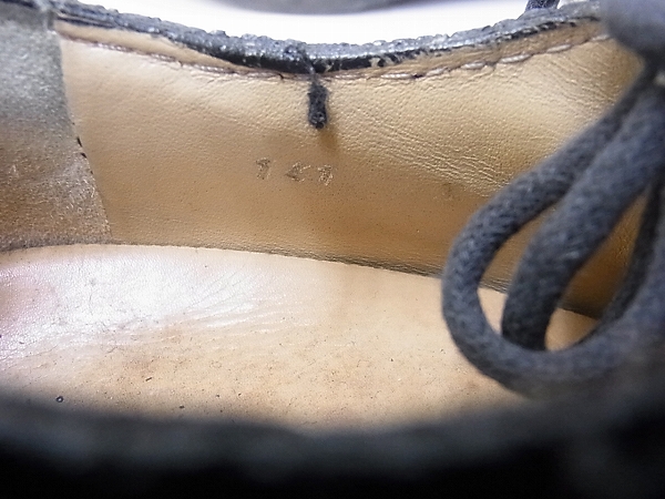 実際に弊社で買取させて頂いたHelmut Lang/ヘルムート ラング ドレスシューズ ブラックの画像 6枚目