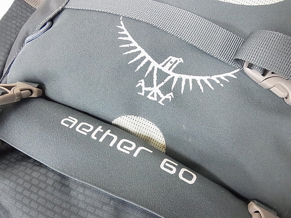 実際に弊社で買取させて頂いたOSPREY/オスプレー Aether 60 バックパック 登山用リュックの画像 4枚目