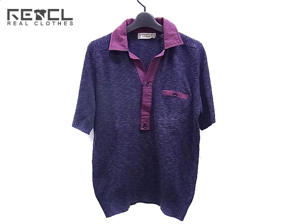 実際に弊社で買取させて頂いたGIVENCHY/ジバンシイ プルオーバーニットポロシャツ パープル