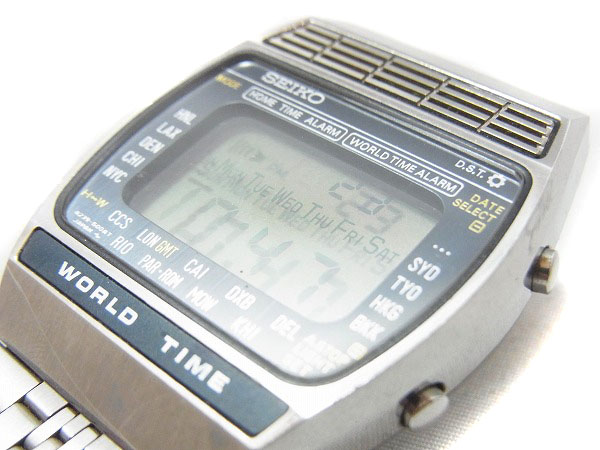 SEIKO/セイコー アトラス ワールドタイム 腕時計 銀/A239-502Aの買取