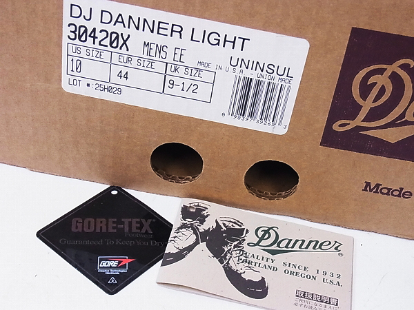 実際に弊社で買取させて頂いたDANNER/ダナー ライト マウンテン ワークブーツ 30420X/10の画像 8枚目