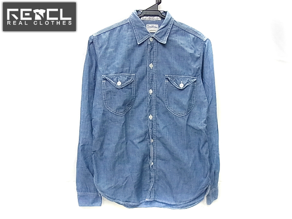 実際に弊社で買取させて頂いたdenime/ドゥニーム AUTHENTIC 長袖デニムシャツ 水色系/S