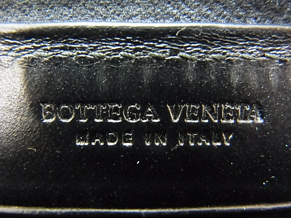 実際に弊社で買取させて頂いたBOTTEGA VENETA/ボッテガヴェネタ ラウンドジップ長財布 黒の画像 5枚目