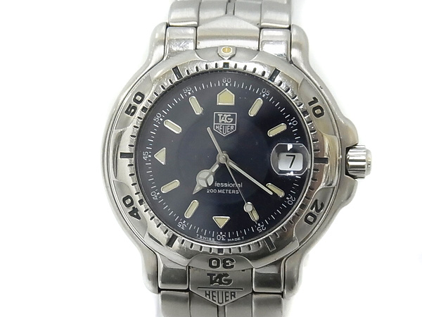 実際に弊社で買取させて頂いたTAG HEUER/タグホイヤー 6000/プロフェッショナル WH-1115-K1の画像 1枚目