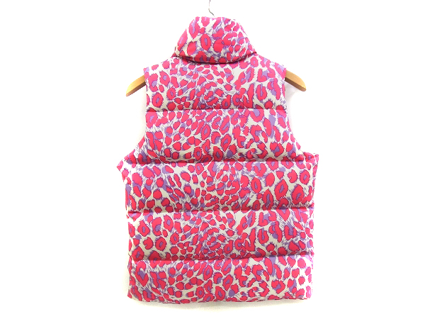 実際に弊社で買取させて頂いたDRESSCAMP/ドレスキャンプ レオパード柄ダウンベスト/ピンク/44の画像 1枚目