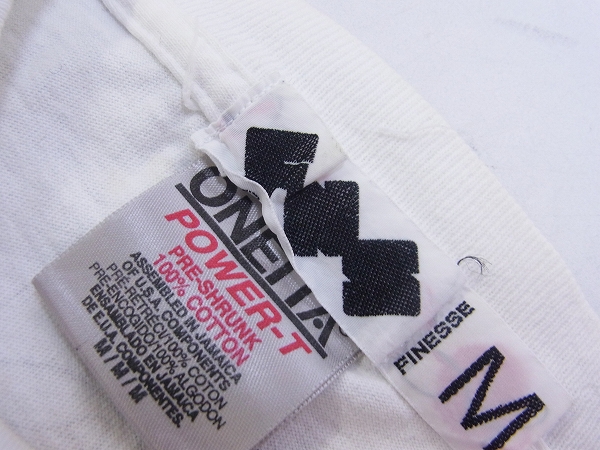 実際に弊社で買取させて頂いたフィネス×グッドイナフ 1999年 Designation半袖Tシャツ 白/Mの画像 2枚目