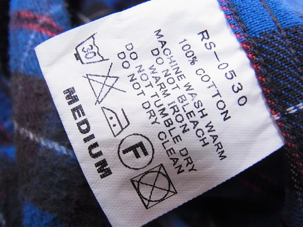 実際に弊社で買取させて頂いたGOODENOUGH/グッドイナフ リゾネイト 長袖チェックシャツ/Mの画像 4枚目