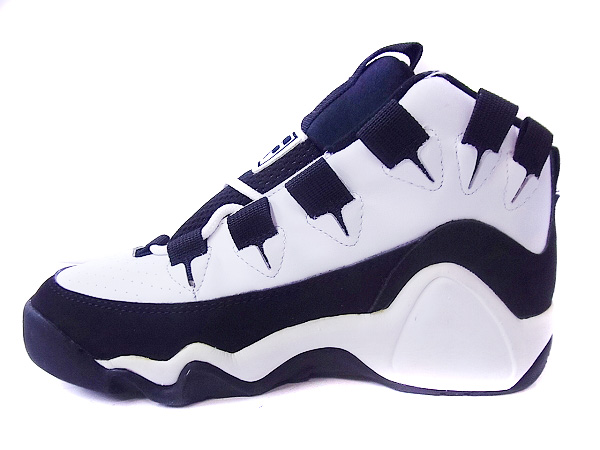 実際に弊社で買取させて頂いたFILA/フィラ バスケットシューズ/スニーカー ハイカット 白黒/9の画像 2枚目