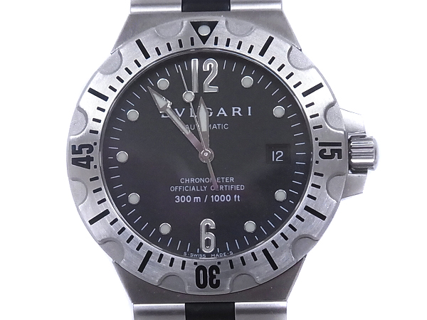 実際に弊社で買取させて頂いたBVLGARI/ブルガリ ディアゴノ スクーバ 自動巻き 腕時計 SD40Sの画像 1枚目