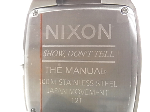 NIXON/ニクソン MANUAL II/マニュアル ブラック 腕時計A244-000の買取