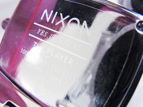 実際に弊社で買取させて頂いたNIXON/ニクソン 腕時計 THE PLAYER/プレイヤー 白 A140-100の画像 5枚目