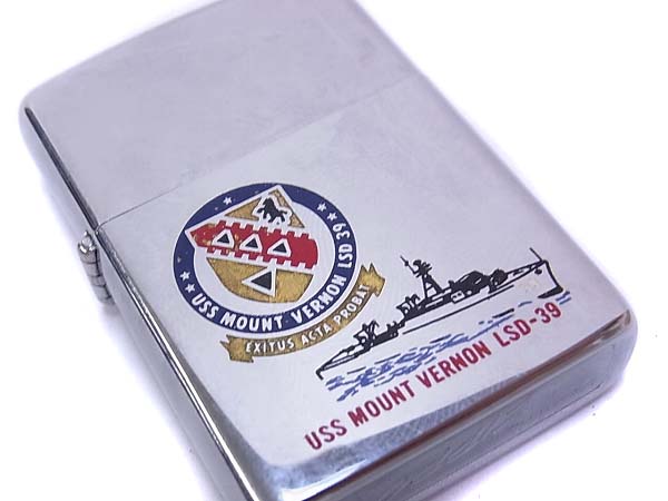 実際に弊社で買取させて頂いたZIPPO/ジッポー ビンテージ 1973年 USS MOUNT VERNON LSD-39の画像 7枚目
