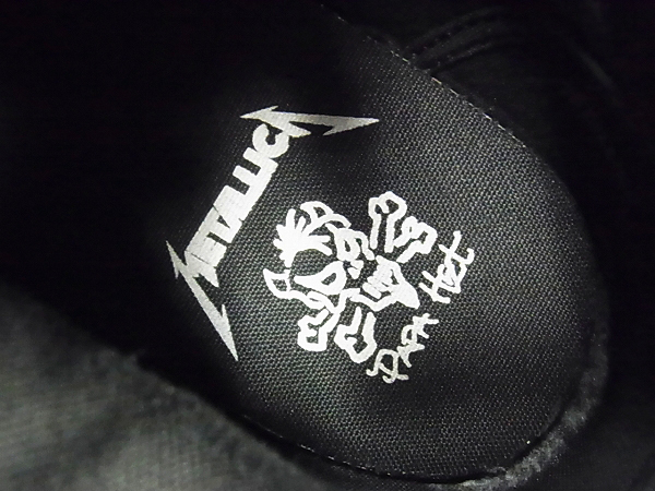 実際に弊社で買取させて頂いたVANS×メタリカ ジェイムズ・ヘッドフィールド スニーカー US10の画像 5枚目