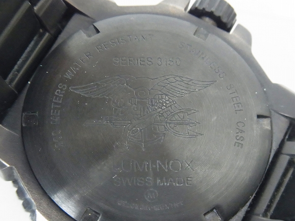 実際に弊社で買取させて頂いたルミノックス[5.4万↑]ネイビーシールズ 3150 ブラックアウトの画像 5枚目