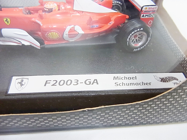 実際に弊社で買取させて頂いたHOTWHEEL/ホットウィール 1/43 F2002 シューマッハー 2点セットの画像 8枚目