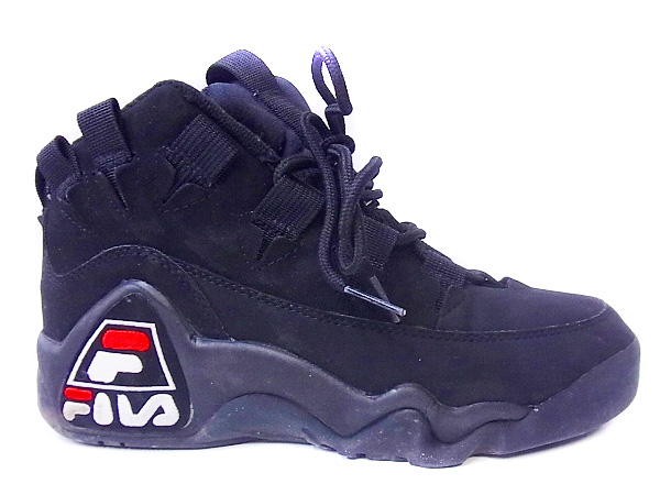 実際に弊社で買取させて頂いたFILA/フィラ バスケットシューズ スエード HI ブラック/9の画像 1枚目