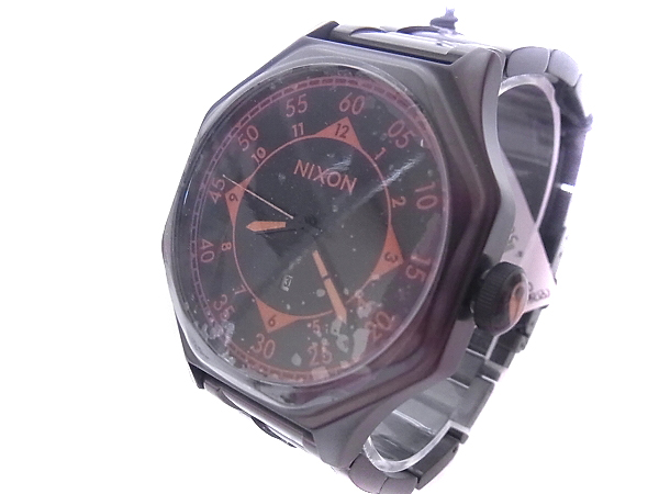 実際に弊社で買取させて頂いたNIXON/ニクソン FALCON/ファルコン クォーツ腕時計 A195577の画像 4枚目