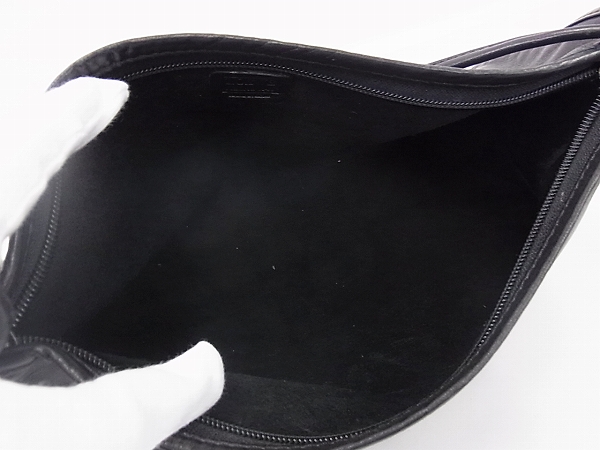 実際に弊社で買取させて頂いたLOEWE/ロエベ ナッパ ポシェット/ショルダーポーチ ブラックの画像 4枚目