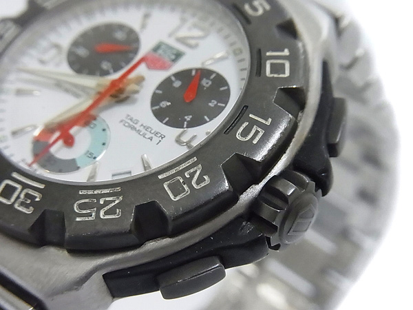 実際に弊社で買取させて頂いたTAG HEUER/タグホイヤー フォーミュラ1 クロノ ダイバー CAC111の画像 5枚目
